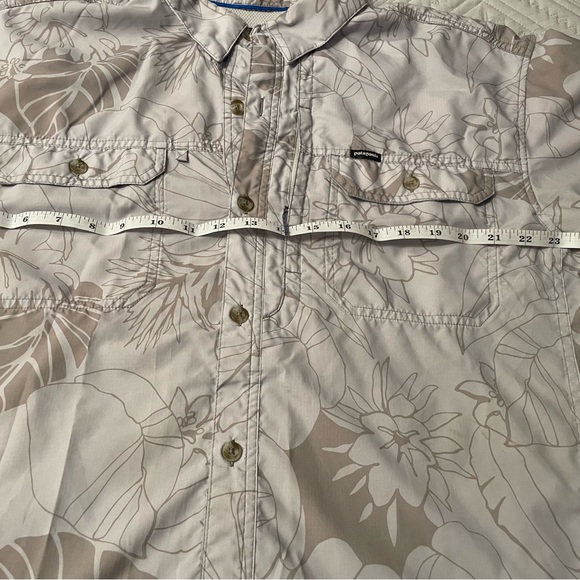 Patagonia Casual Button Down Shirt - Gray and Blue - Picture 9 of 12